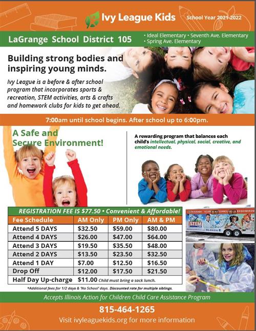 Ivy League Day Care Pricing Sheet Ivy League Day Care Pricing Sheet